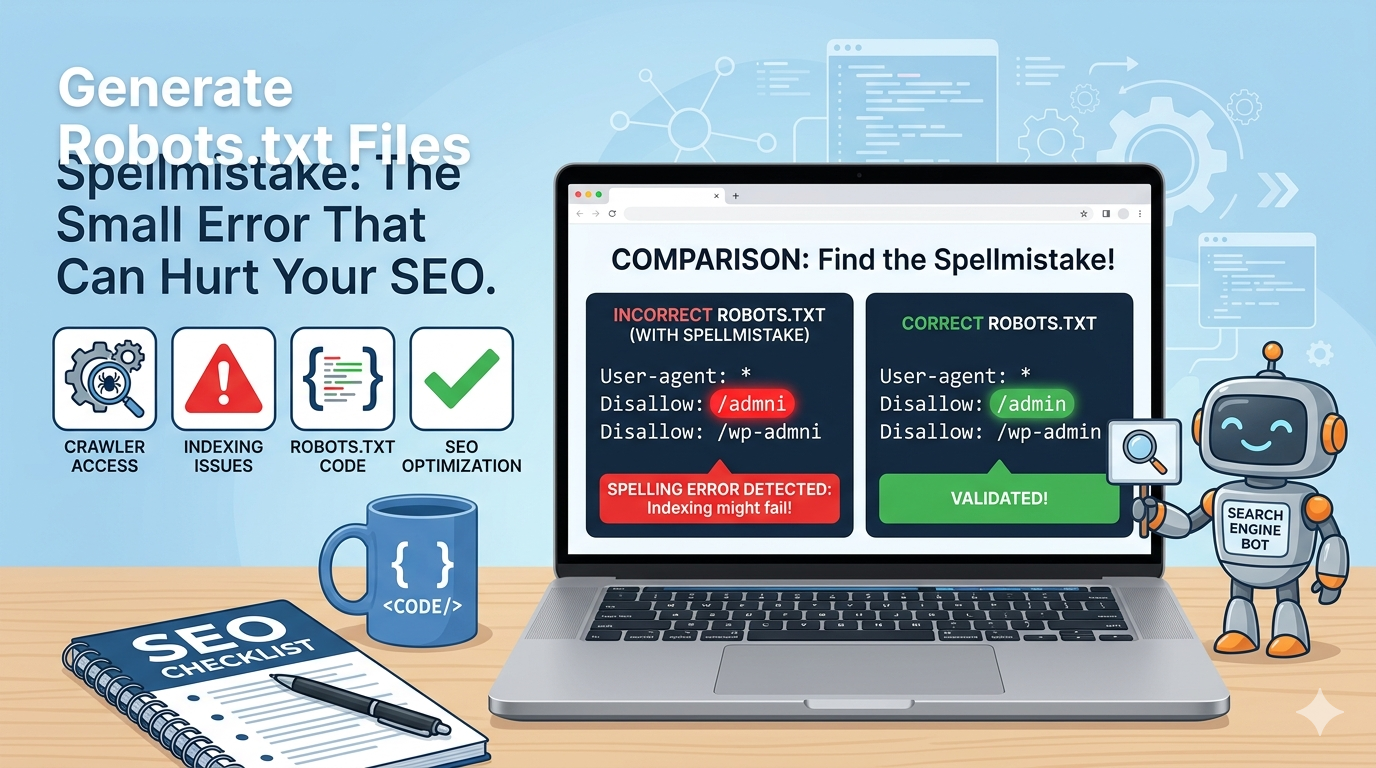 Generate Robots.txt Files Spellmistake