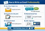 how to write an email professionally